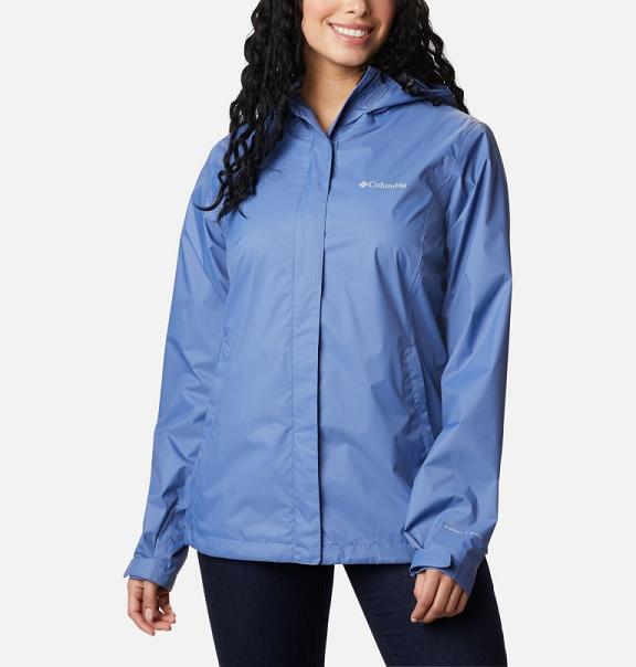 Columbia Arcadia II Rain Jacket Women Blue USA (US2104927)